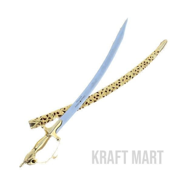 Personalized Gold Indian Wedding Sword