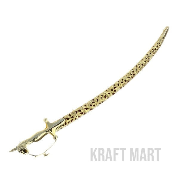 Personalized Gold Indian Wedding Sword
