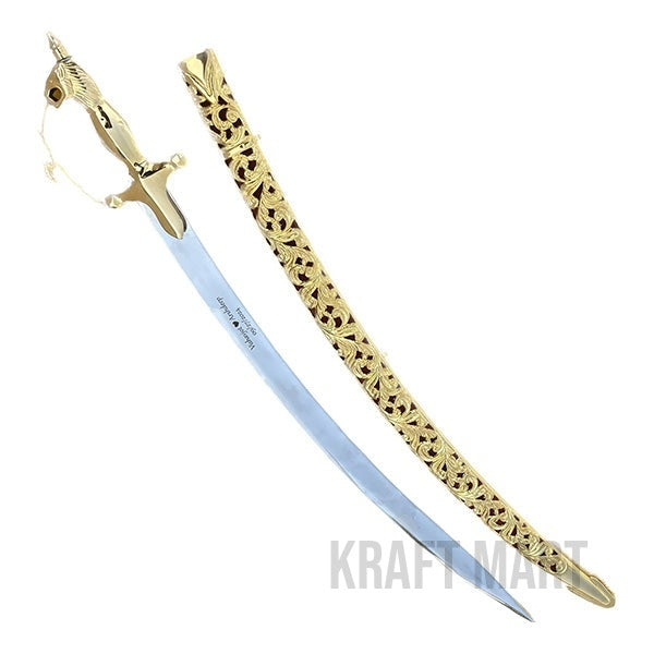 Personalized Gold Indian Wedding Sword