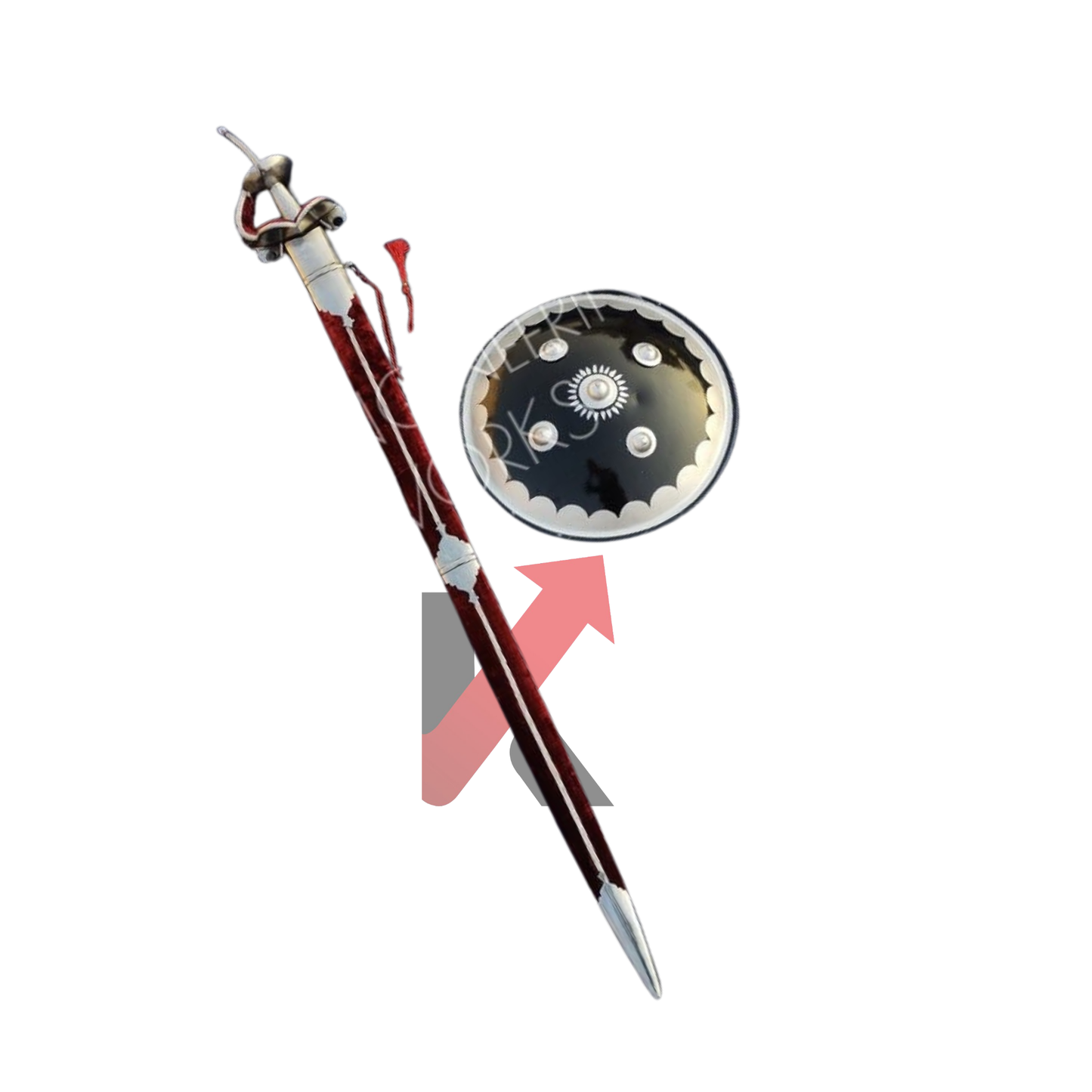 Combo of Maratha Dhal and Sword