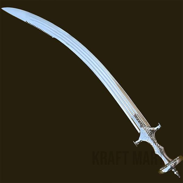 Vintage Traditional Indian Handicraft, Mild Steel Designer Sword