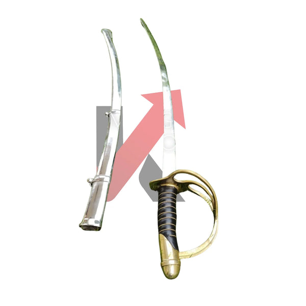 American Cavalry Sword M1840 by KraftMart, collectible sword with detailed blade and hilt, historical military weapon display piece.