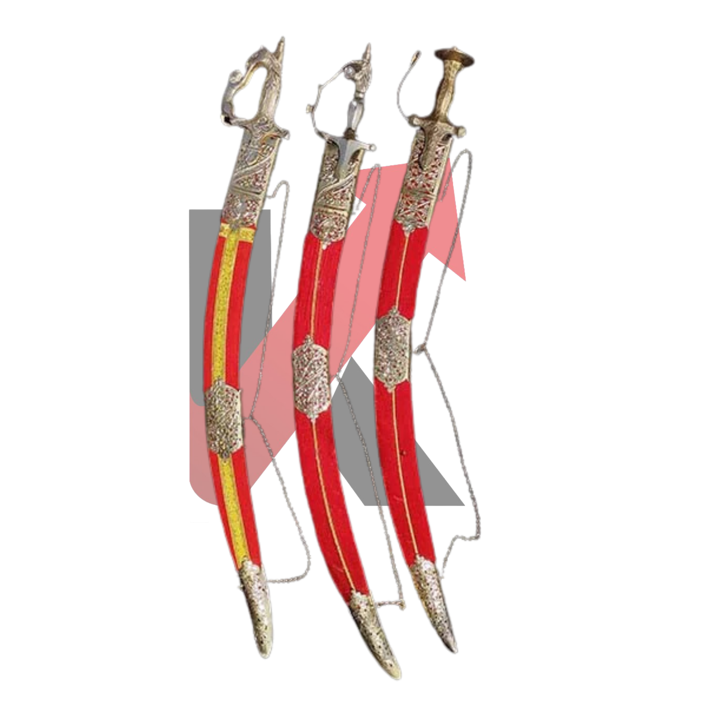Ceremonial Indian Talwar with Red Velvet Cover – Ideal for Groom's Procession