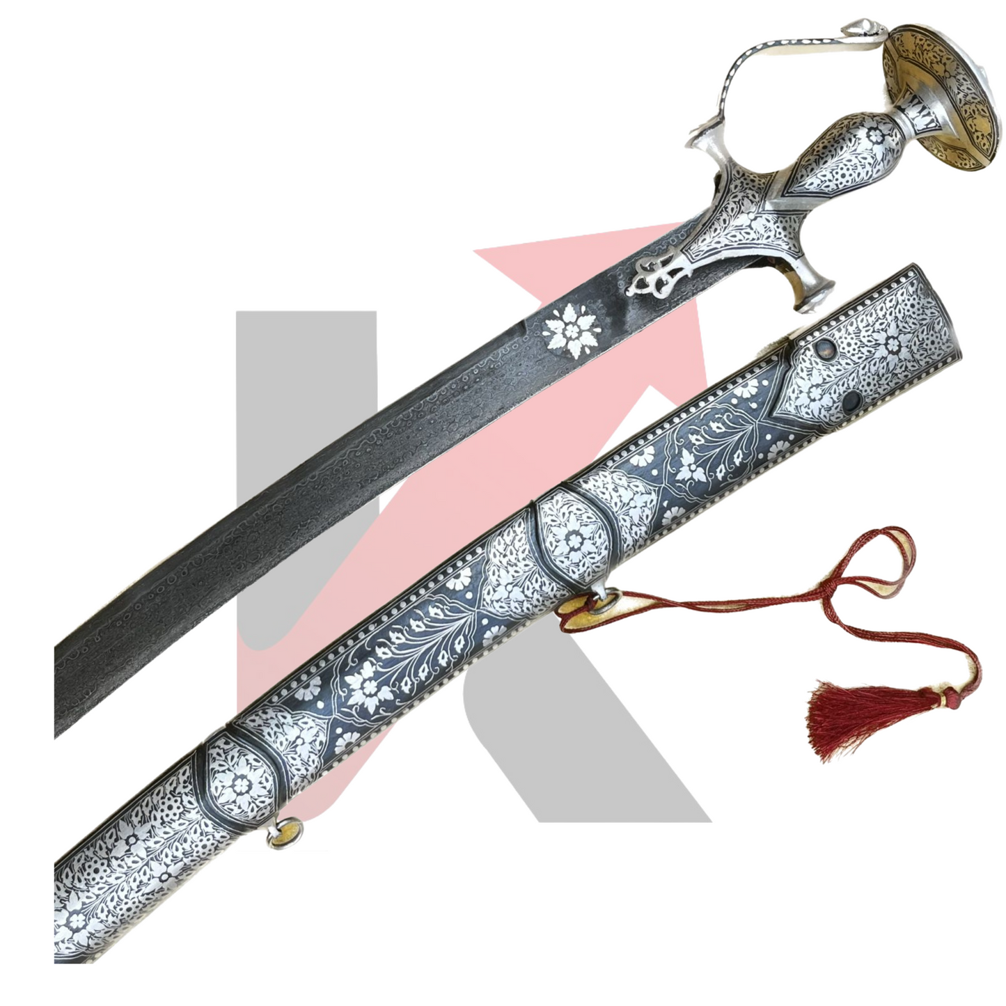 Damascus Indian sword for special gifting and wedding gifts in the USA
