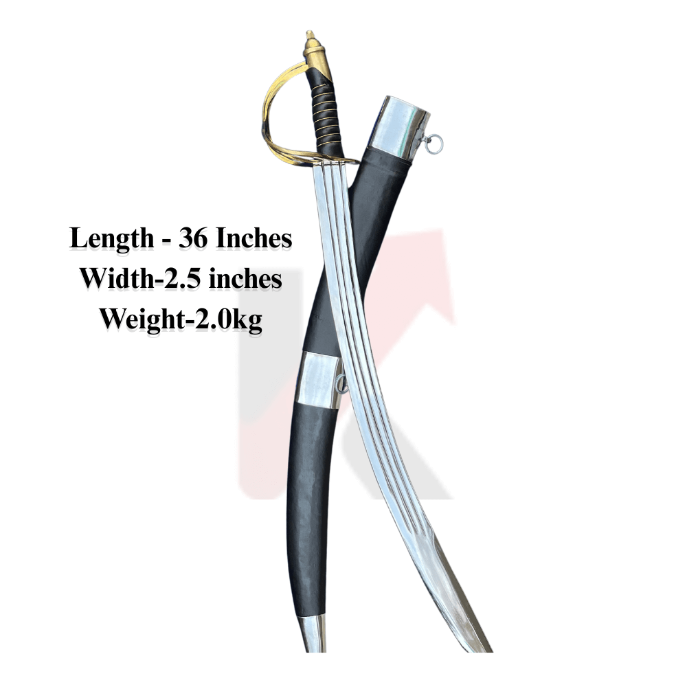 36-inch American-style tegha with stainless steel blade