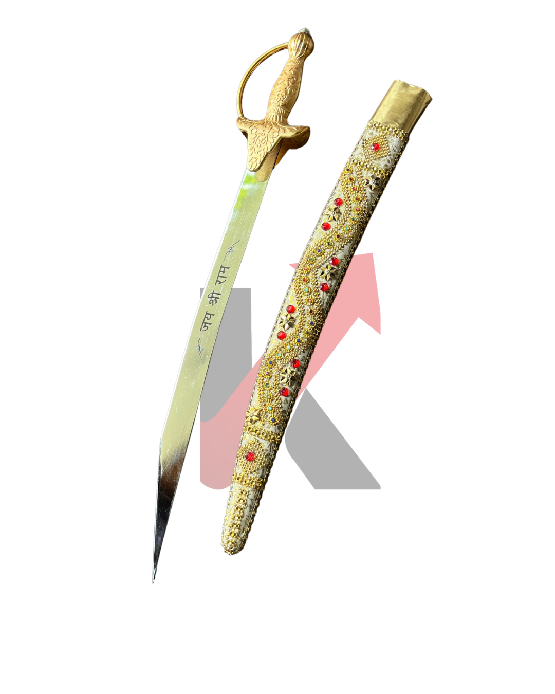 close up view of this sword suitable gor indian weddings