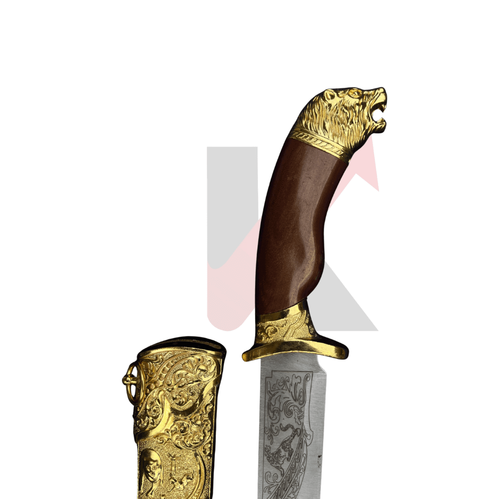 Handmade decorative dagger for sale with detailed etching