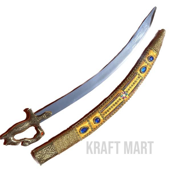 Authentic Indian designer Rajput sword with engraving