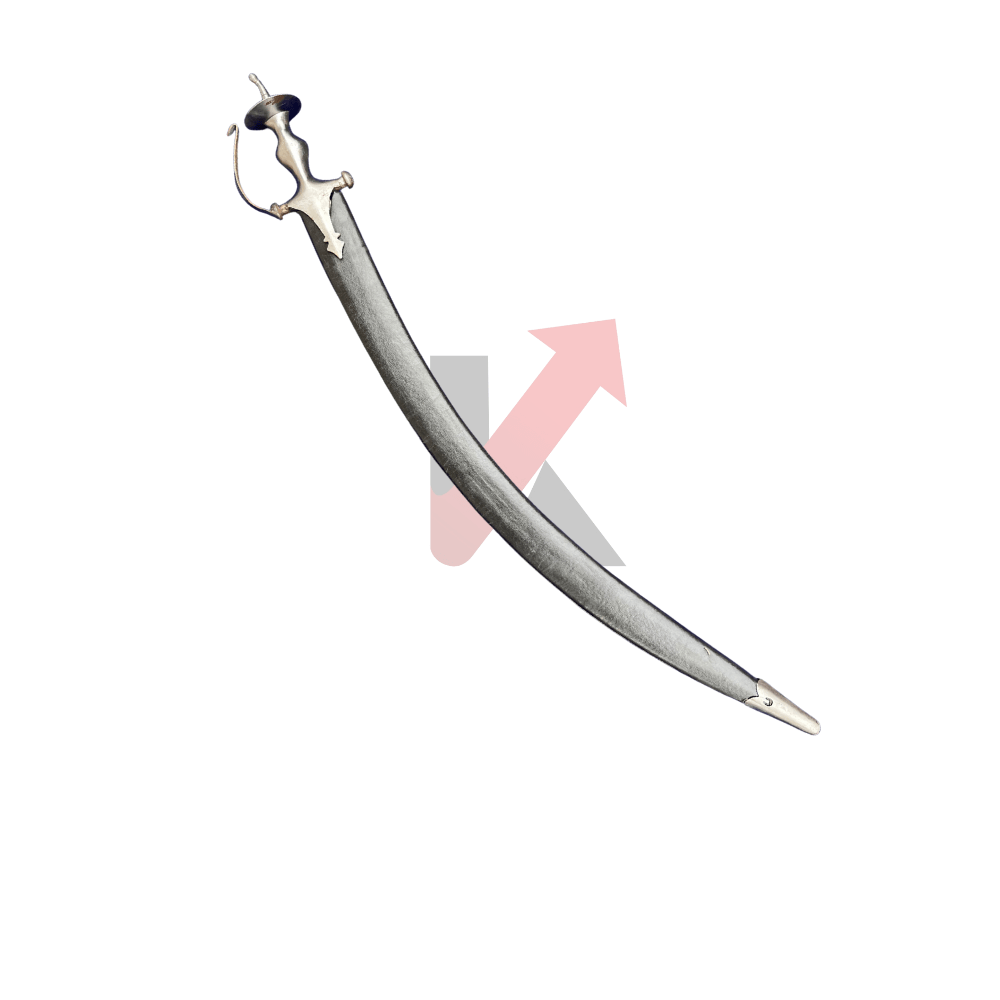 Tegha sword with black cover and mild steel blade