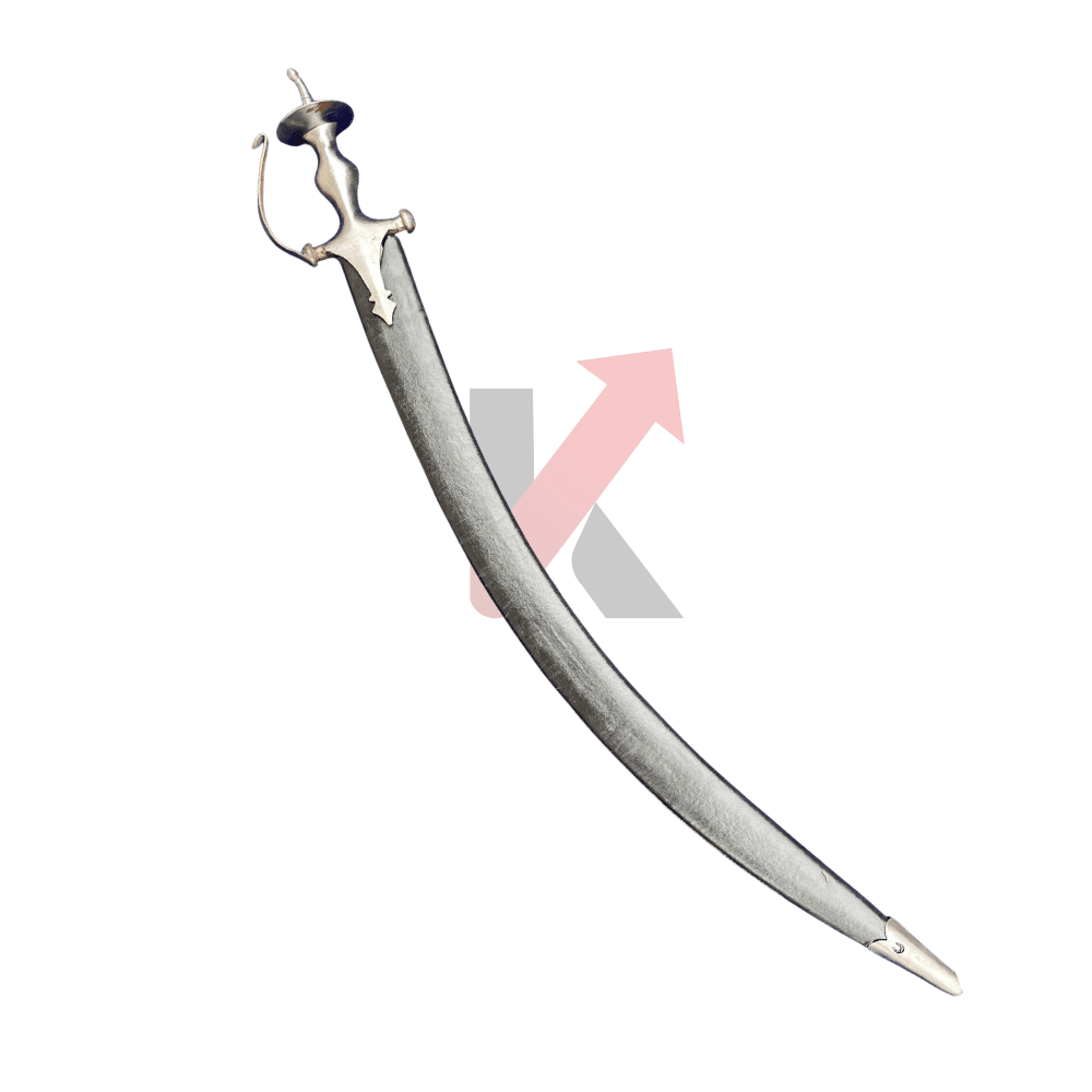 3 Feet Length I Indian Traditional Tegha Sword | with Cover | Mild Steel Blade - KraftMart