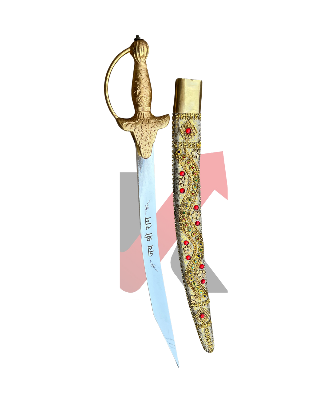 Jai Shree Ram engraved sword for Indian ceremonies