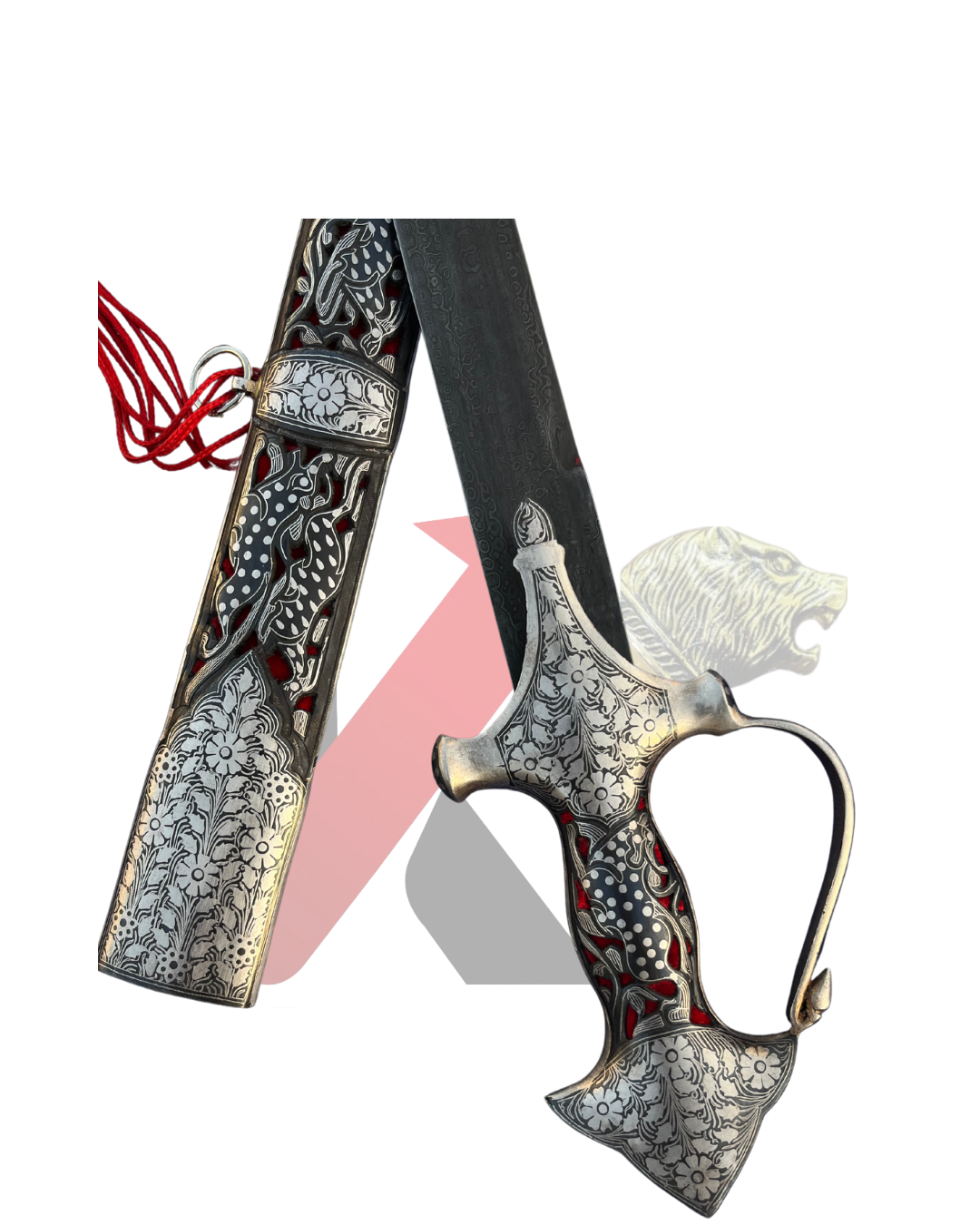 Custom engraved Silver Wedding Sword for groom