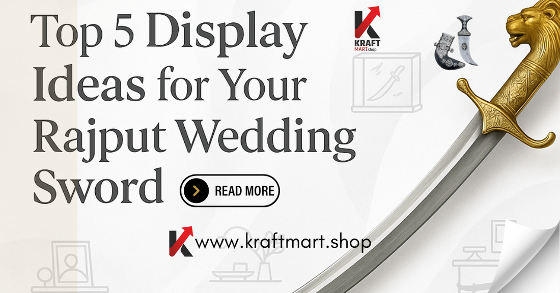Top 5 Display Ideas for Your Rajput Wedding Sword in 2025.
