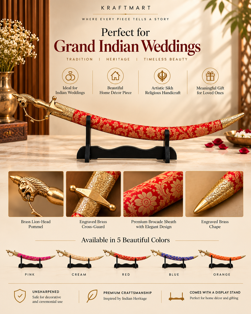 Indian wedding swords