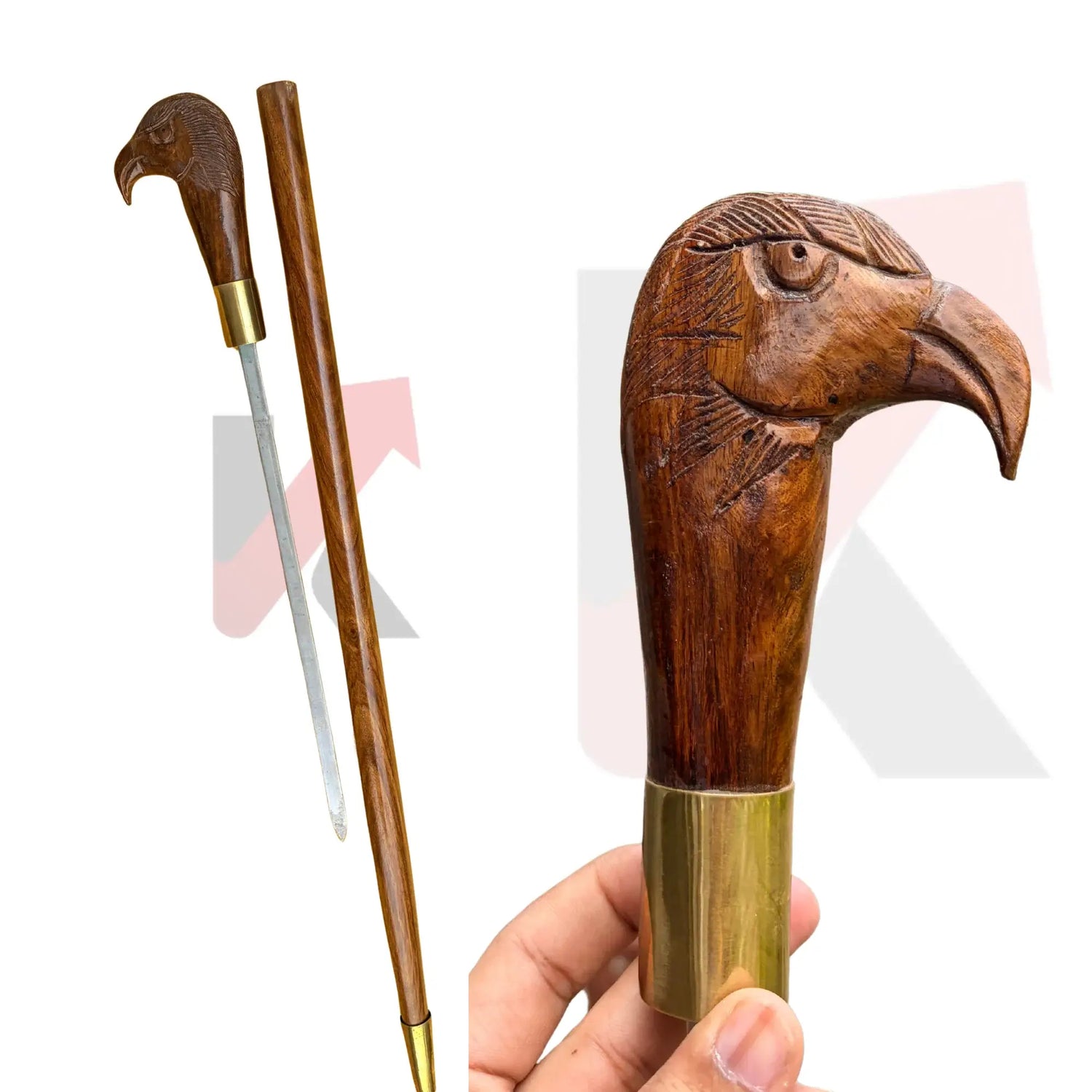 Wooden Walking Sticks and Gupti