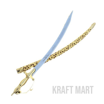 Personalized Gold Indian Wedding Sword