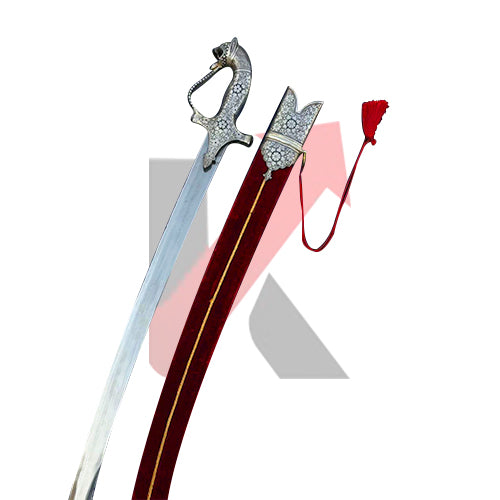 Tiger Face Hilt Koftgiri Sword