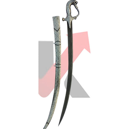 Tiger Silver Calligraphy Wedding Sword