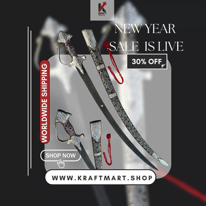 Silver Wedding Sword with Bichua Hilt