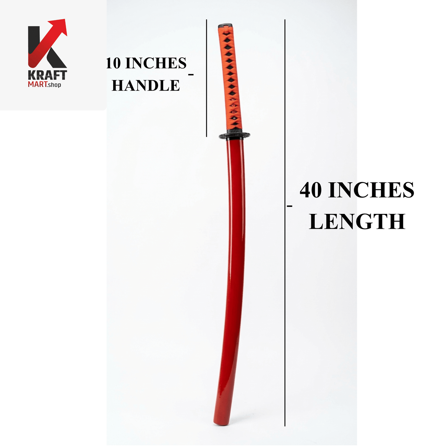 Black Katana – Samurai Sword with Sheath & Wooden Gift Box - KraftMart