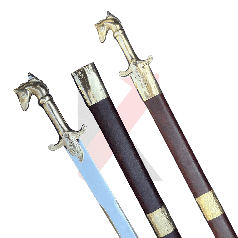 Bahubali Sword | Brass Hilt Groom Sword (Dulha Talwar) | Made in Punjab - KraftMart