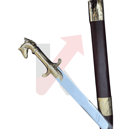Bahubali Sword | Brass Hilt Groom Sword (Dulha Talwar) | Made in Punjab - KraftMart