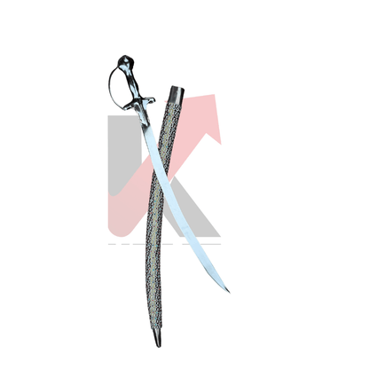 Baraat wedding sword with velvet sheath