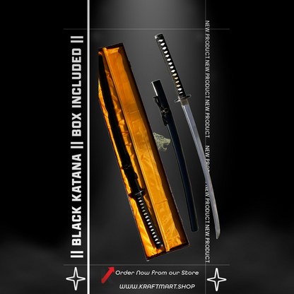 featured image of black katana , directing call to action to customer
