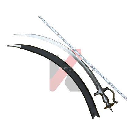 Full view of traditional Punjabi antique goliya sword