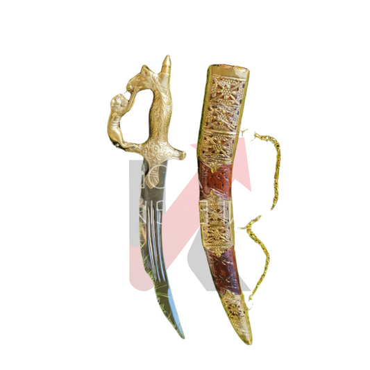 Rajput wooden sword with handcrafted sheath