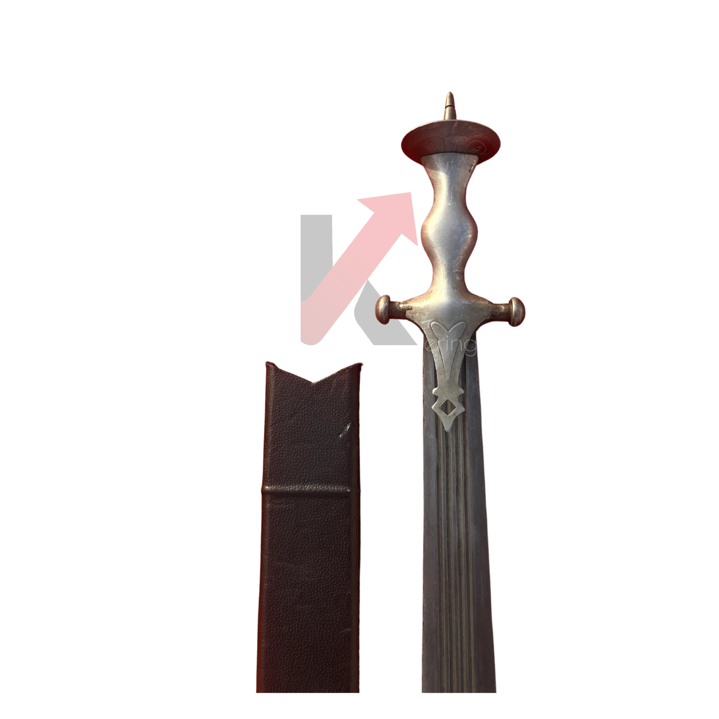 Decorative Khanda featuring Punjabi warrior-style blade